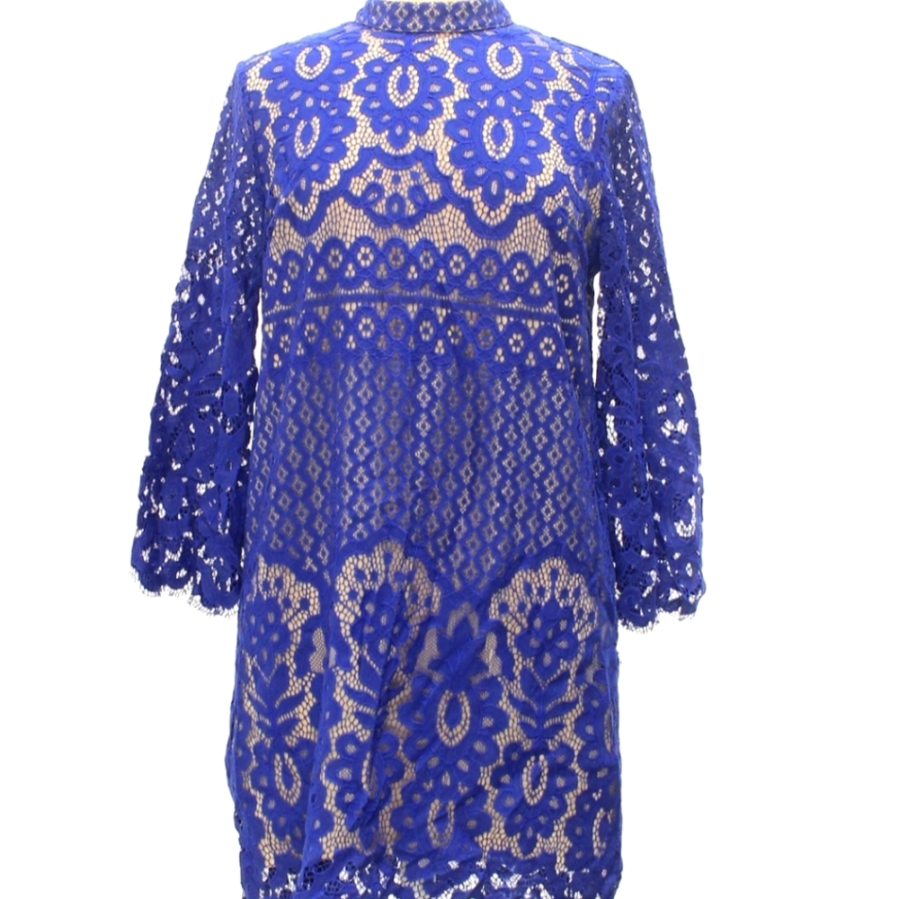 Blue Lace Dress Large